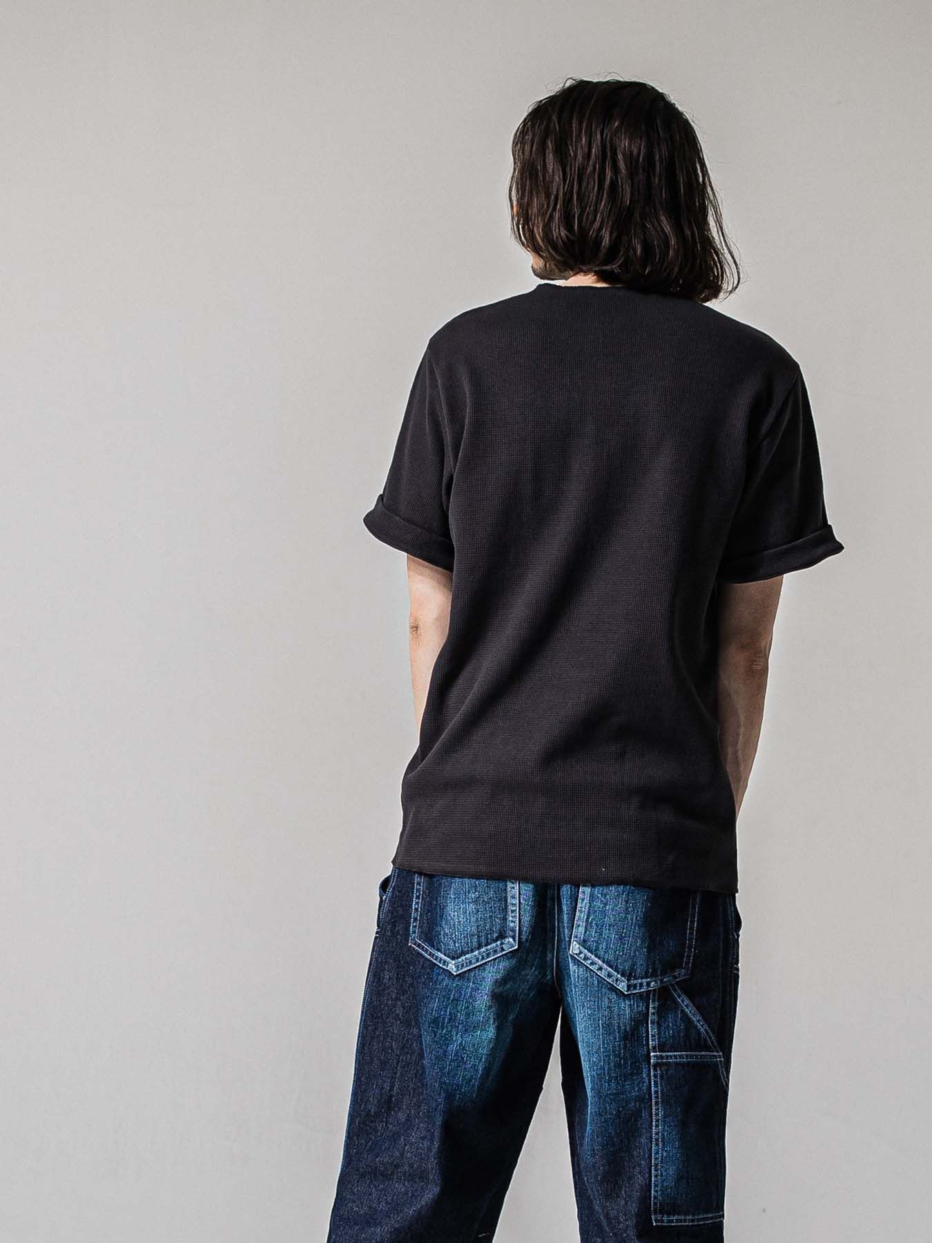 【予約品 11月16日(日) 締切】CUT OFF THERMAL T / カットオフサーマルTシャツ / チャコール