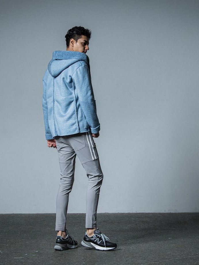 BOA Hoodie JACKET / フードジャケット / ブルーグレー