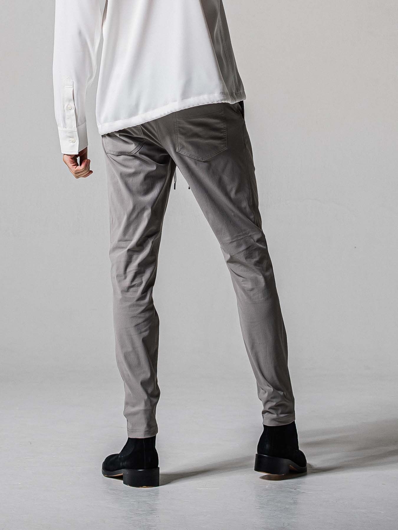 【予約品 11月16日(日) 締切】CHRIS EASY TUCK PANTS / スラックス イージーパンツ / グレー