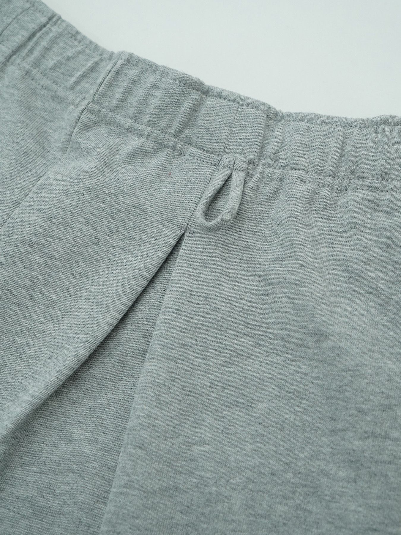 【予約品 2月1日(日) 締切】HEAVYJERSEY SHORTS spiky / イージーショーツ / 杢グレー×ホワイト