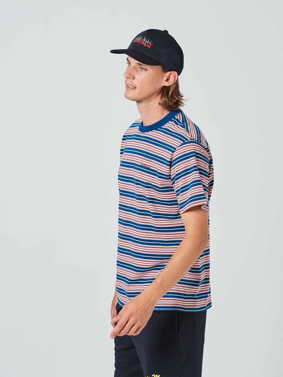 muta BIG Logo Tee / Tシャツ / ネイビー 【Acanthus×muta】