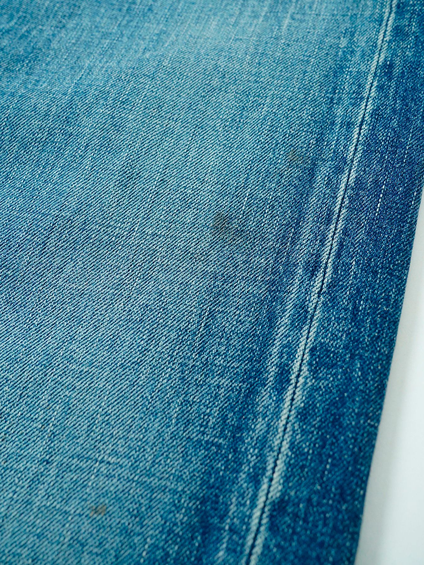【予約品 11月9日(月) 締切】TRADITIONALDENIM Used / トラディショナルデニム ユーズド加工 / 濃色 インディゴ×ネイビーステッチ