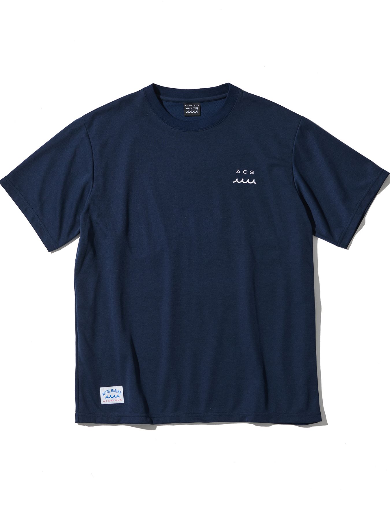 【予約品 10月9日(木) 締切】muta Ventilation Tee / Tシャツ / ネイビー【Acanthus × muta MARINE】