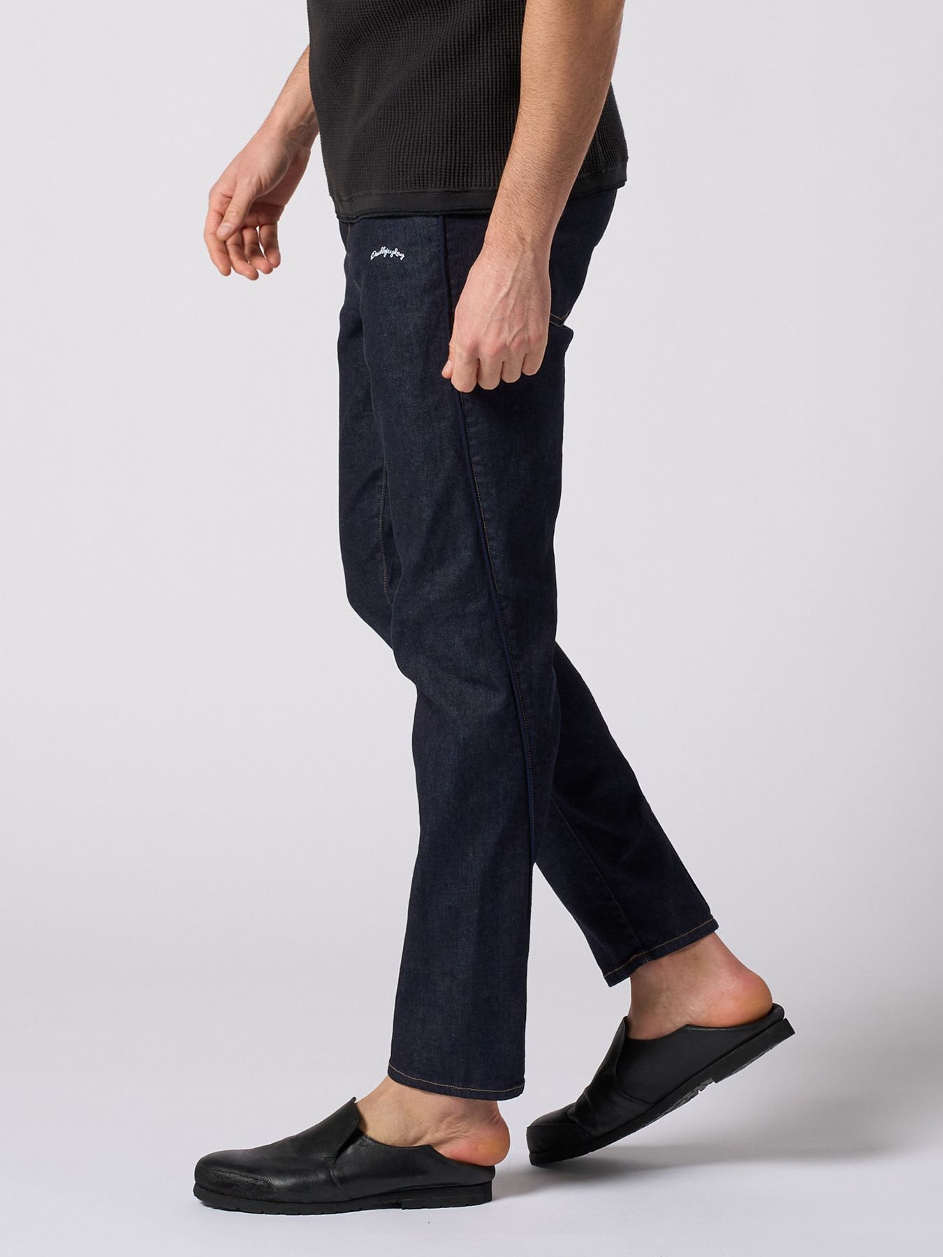 【予約品 1月25日(日) 締切】thin denim easy / シンデニム イージーパンツ / インディゴ