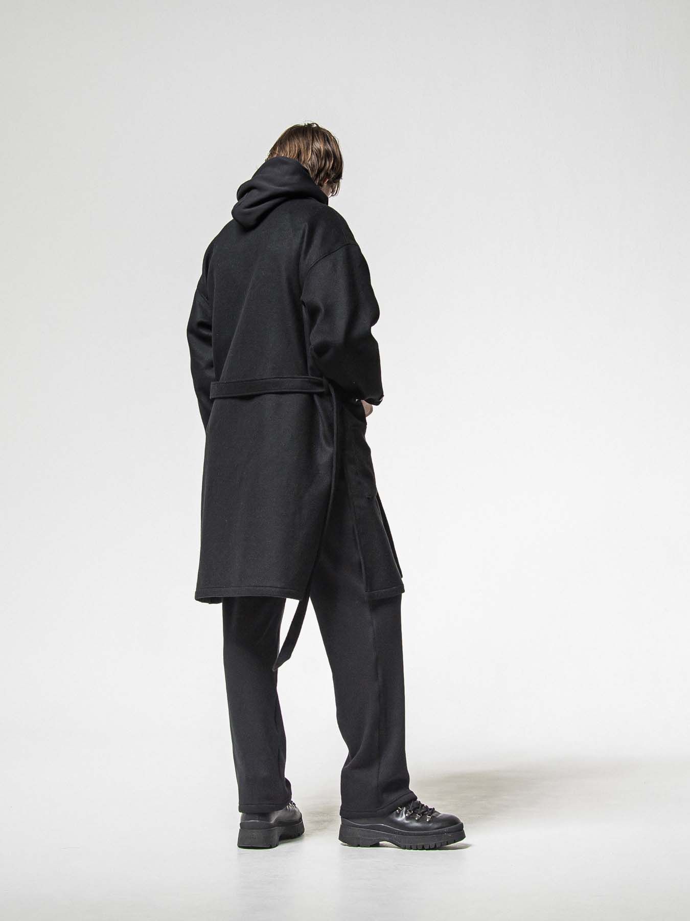 【予約品 8月31日(日) 締切】FRIDAY OLD COVER VEROURS FLEECE HOODIE / FRIDAYコラボ オールドカバー ベロアフリース フーディ / ブラック