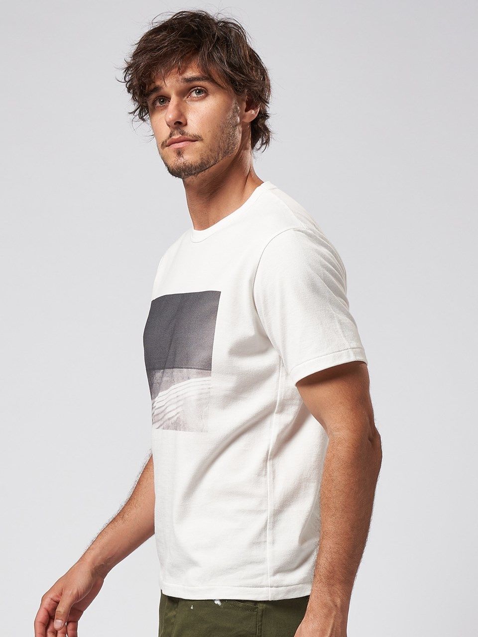《予約品》 photo print T / Tシャツ / ホワイト