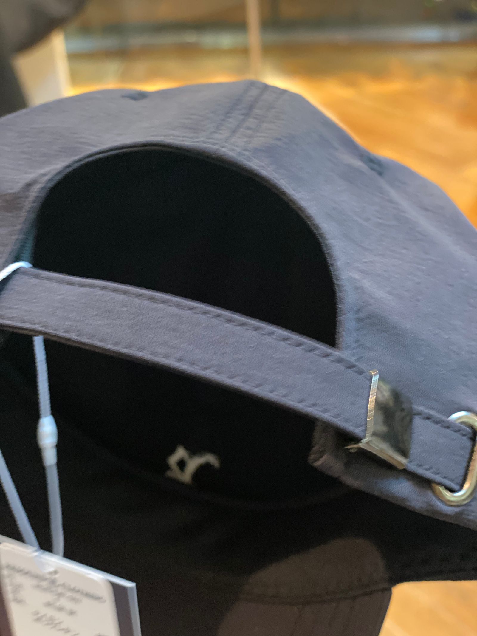 LOW CAP / ロゴキャップ / ナイロンブラック 【RESOUND CLOTHING】