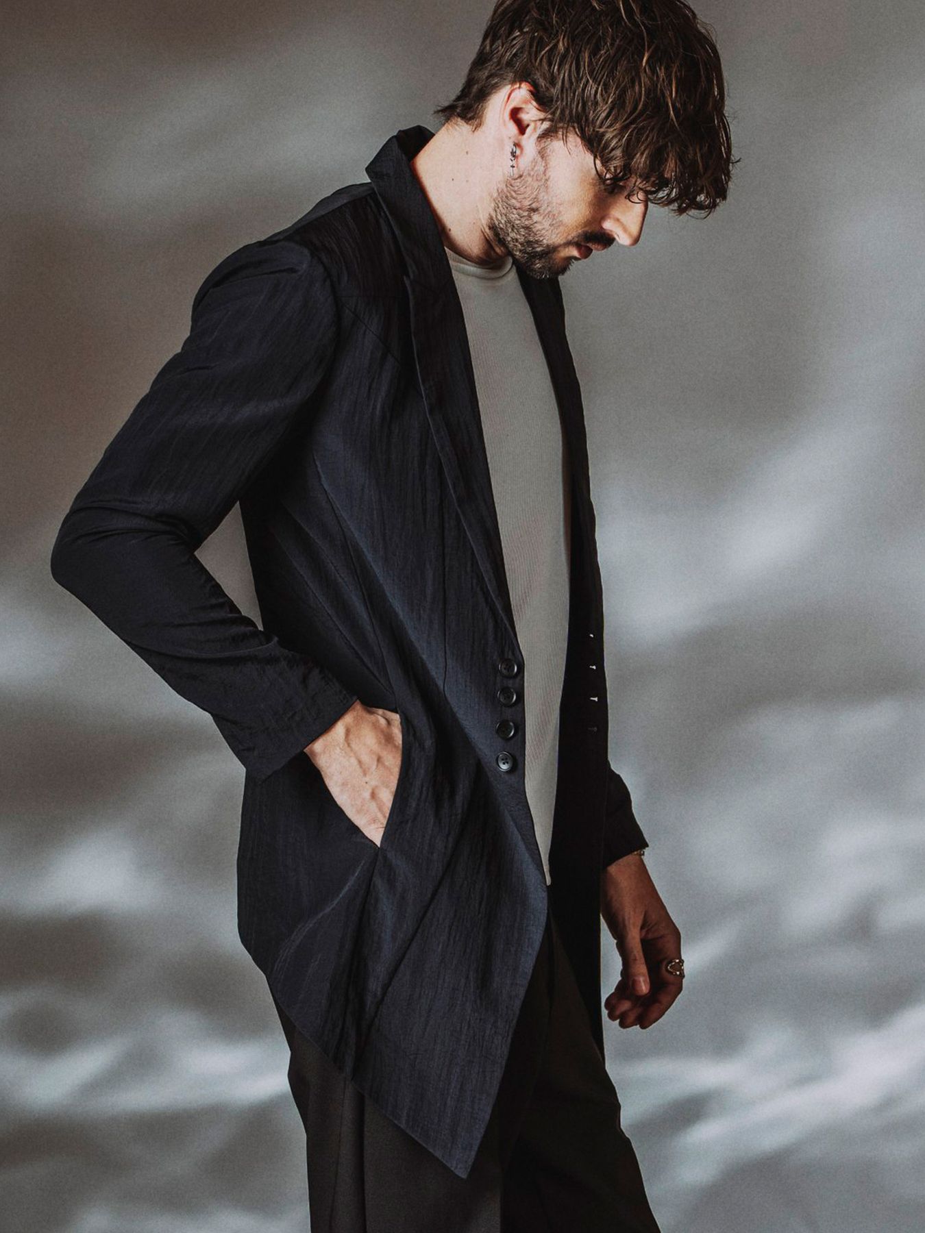 マルチシーム4B-ロングJKT / ブラック【NO ID.】