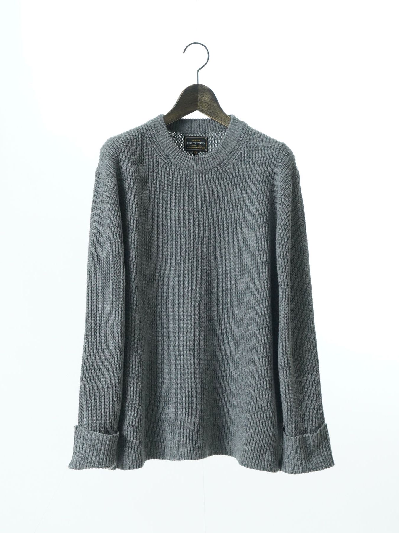 【予約品 】FORMKNIT / ニット / 杢グレー