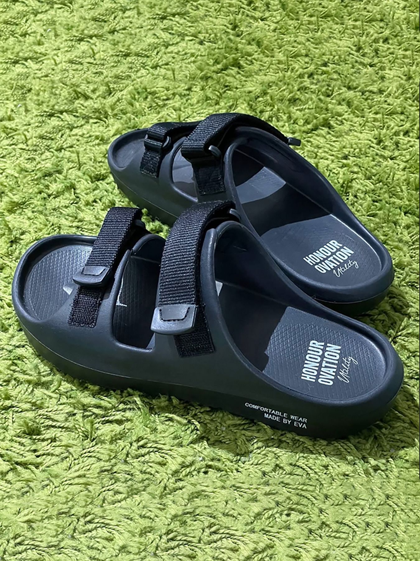 Honour Ovation サファリ掲載ブランド レザーストラップサンダル HONOUR OVATION サンダル ダブルストラップサンダル メンズ