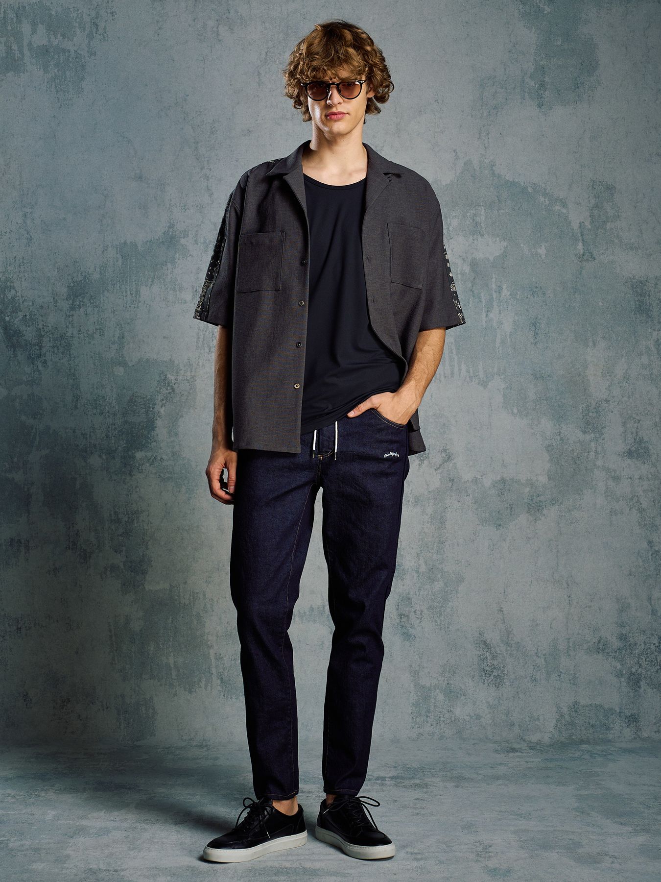 【予約品 1月25日(日) 締切】thin denim easy / シンデニム イージーパンツ / インディゴ