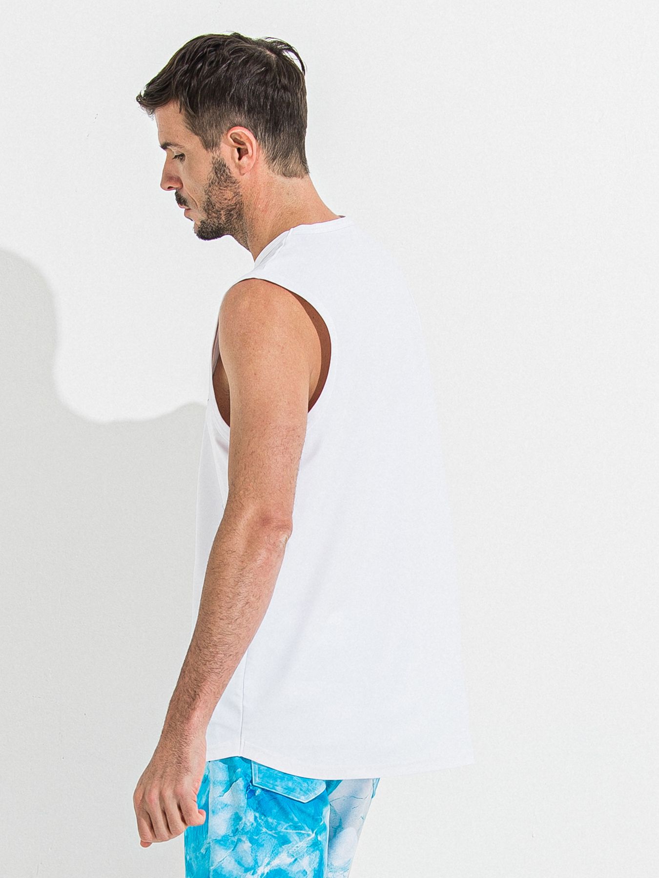 【予約品 】RASH OVER NO SLEEVE / ラッシュガード オーバーサイズノースリーブ / IDホワイト