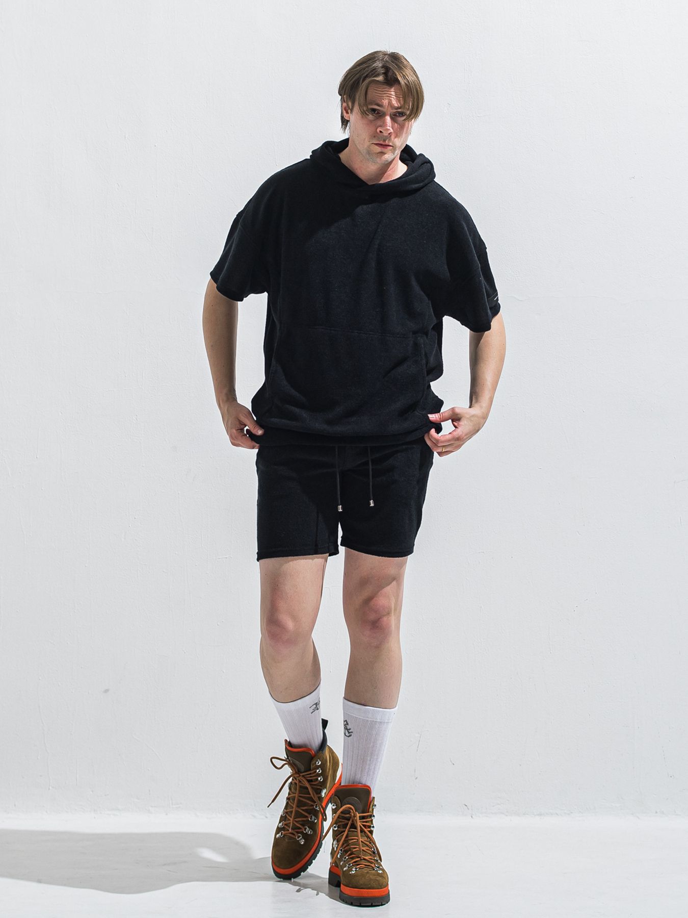 【予約品 2月15日(日) 18:00 締切】VINTAGE PILE SHORTS / パイルショートパンツ / ブラック