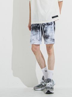 【予約品 】RASH SHORTS / ラッシュガード ショーツ / マーブルホワイト