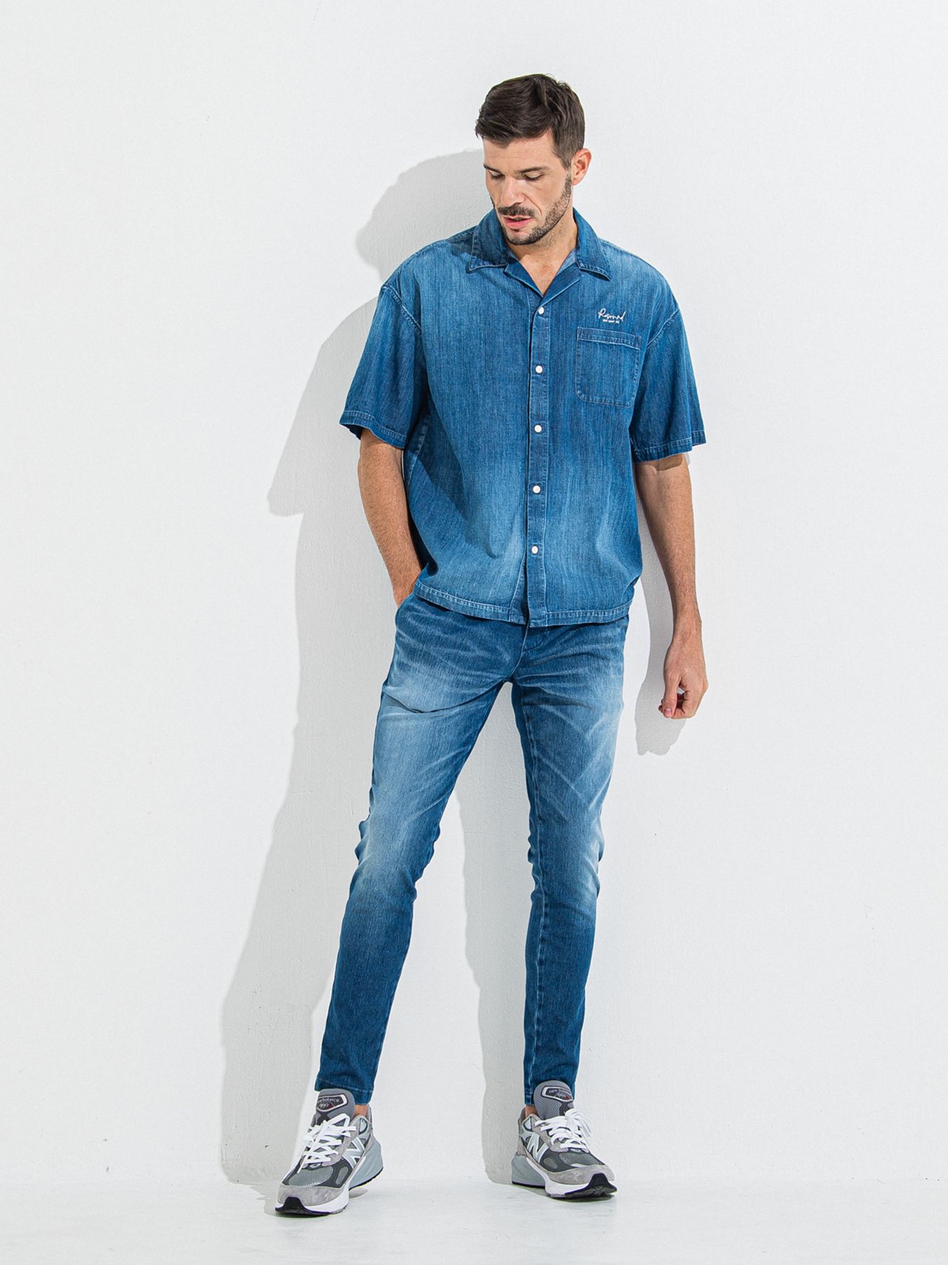 【予約品】DENIM JERSEY CHRIS EASY TUCK PT / デニムジャージクリスイージータックパンツ / ダーク