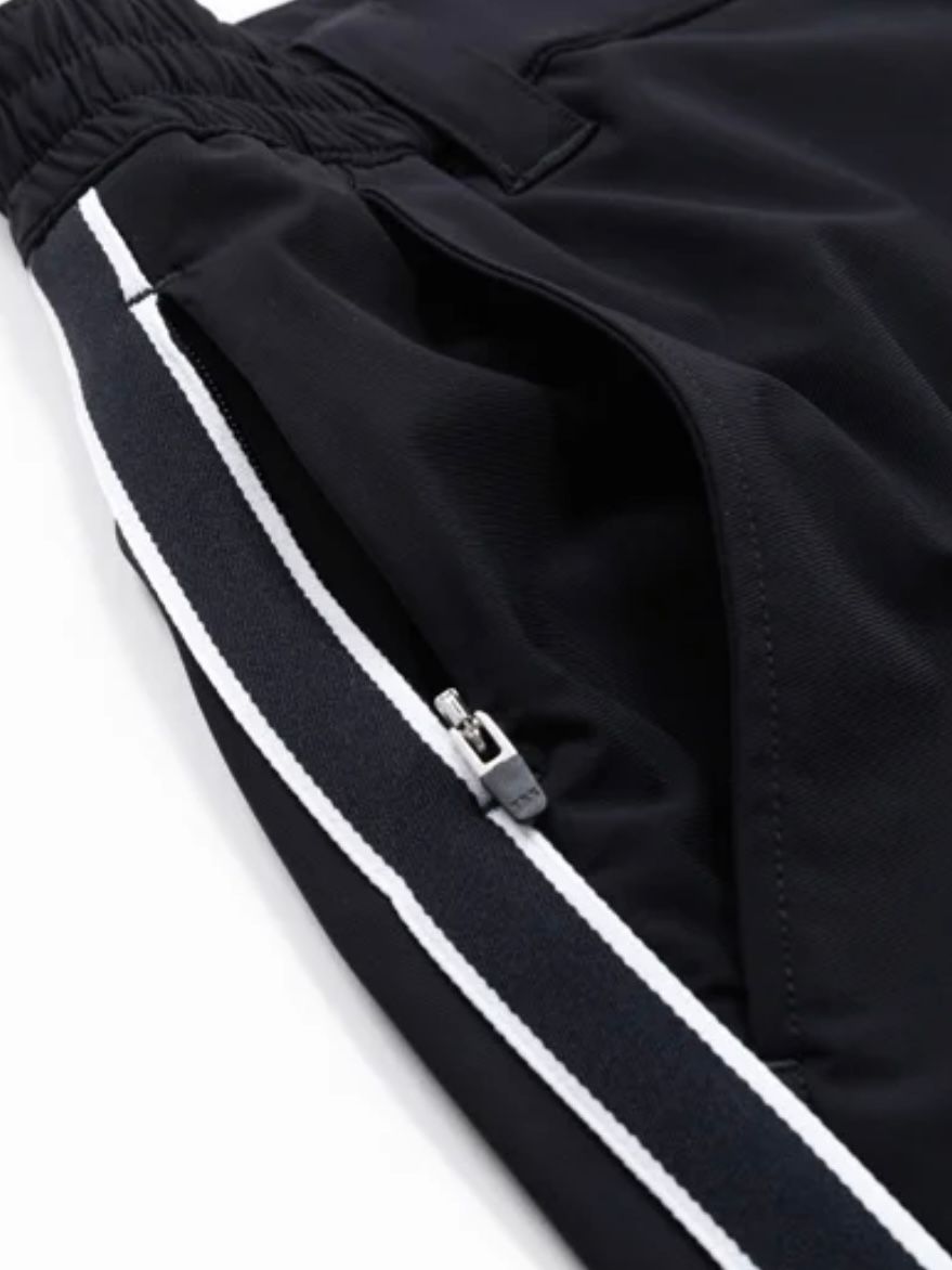 イタリア生地ハイストレットSTRETCH JQ TAPE PANTS / ブラック 【SY32 by SWEET YEARS GOLF】