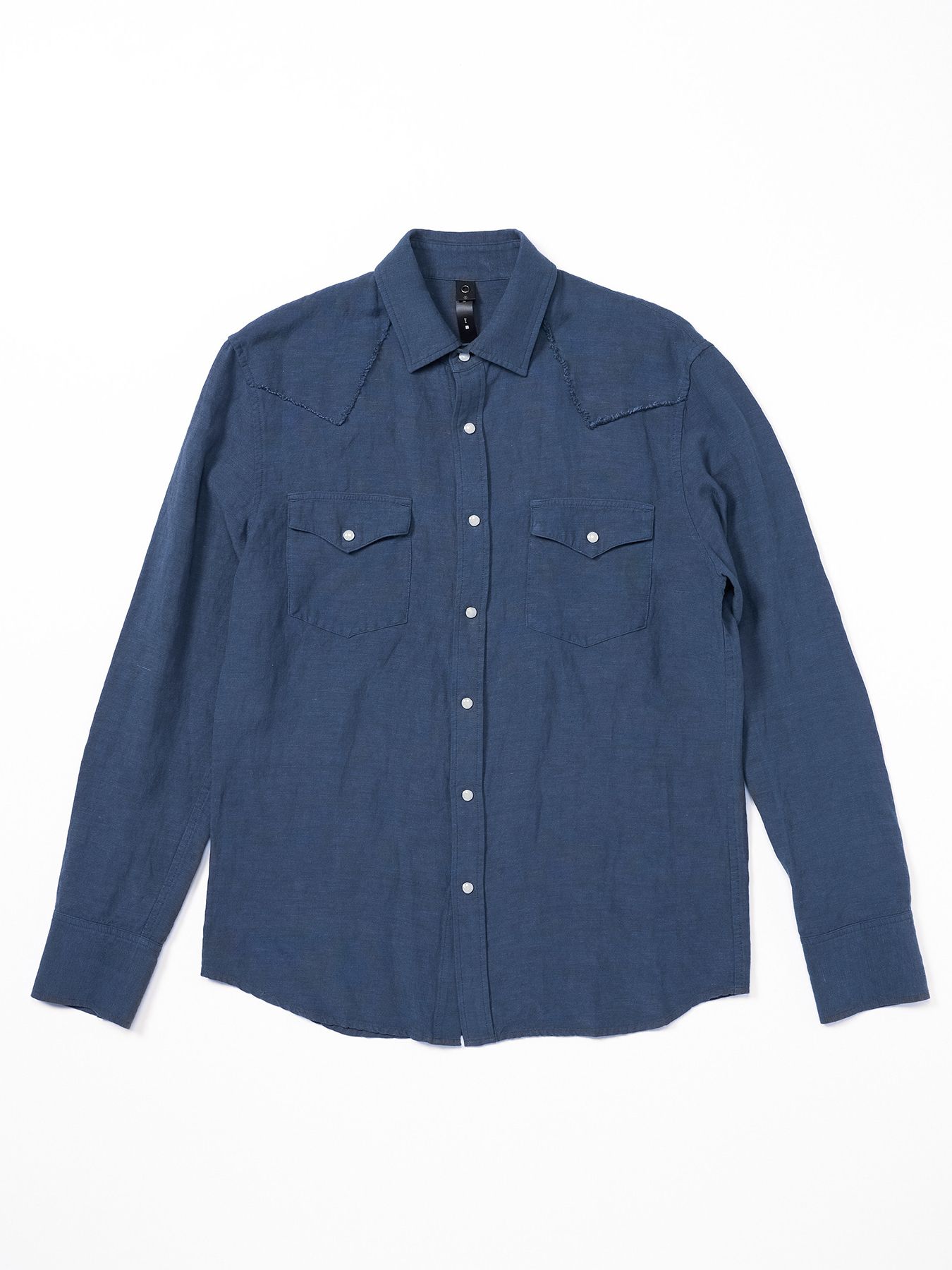 【予約品 9月23日(火) 締切】western shirt / ウエスタンシャツ / ダルブルー
