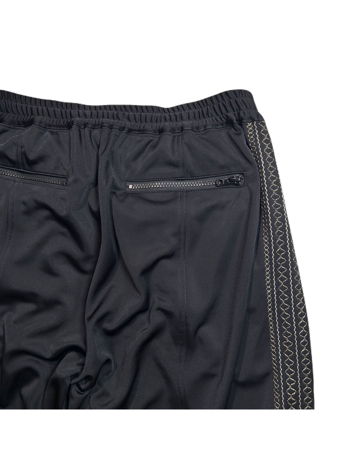 【予約品 8月10日(日) 締切 】SATIN LINE PANTS / サテン ラインパンツ / ブラック
