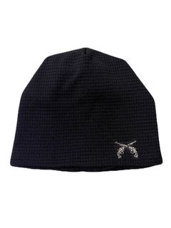 【予約品】CROSSGUN CRY BEANIE / クロスガン クリスタル ビッグワッフルビーニー / ブラック