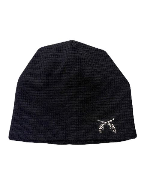 CROSSGUN CRY BEANIE / クロスガン クリスタル ビッグワッフルビーニー / ブラック