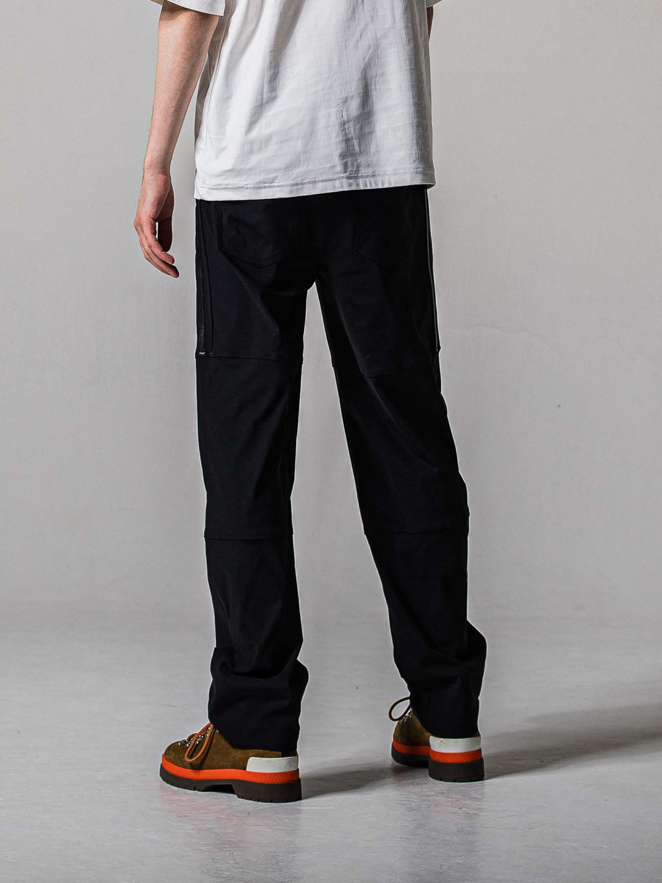 【予約品 11月16日(日) 締切】JONSON LINE WIDE PT / ジョンソン ライン ワイドパンツ / ブラック×ブラック