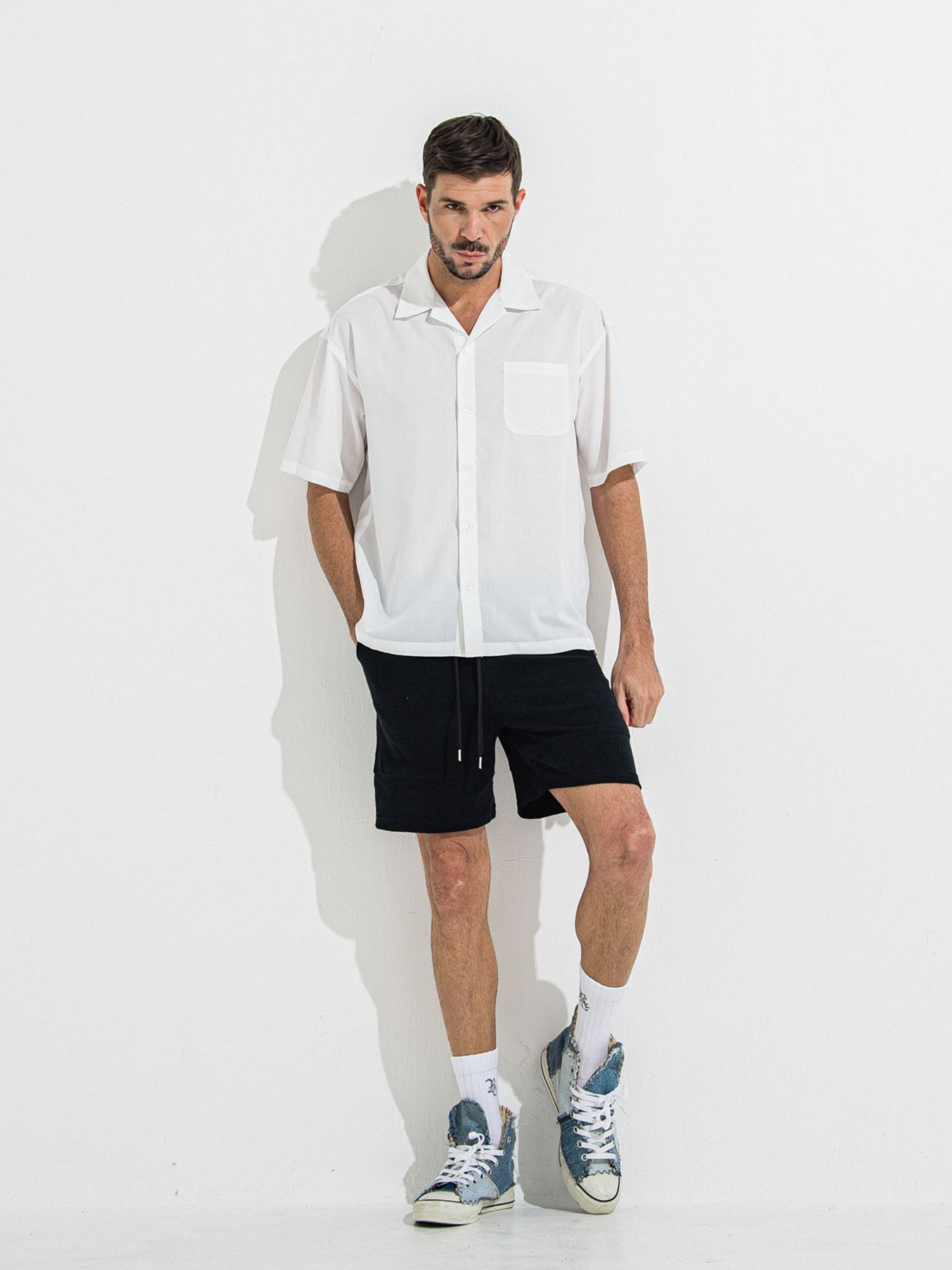 【予約】TYLER PILE SHORTS / タイラーパイルショーツ / ブラック