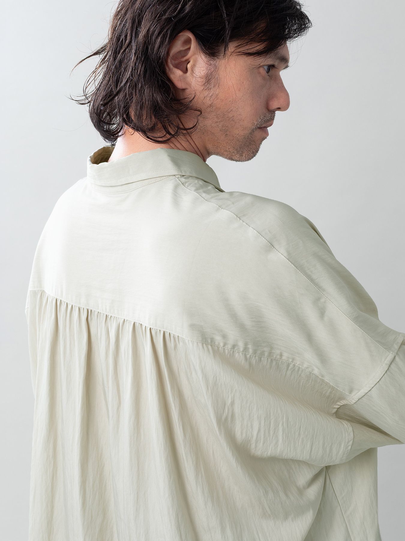 【予約品 5月27日(水) 締切】GATHER-SHIRTS / ギャザーシャツ / エクリュ