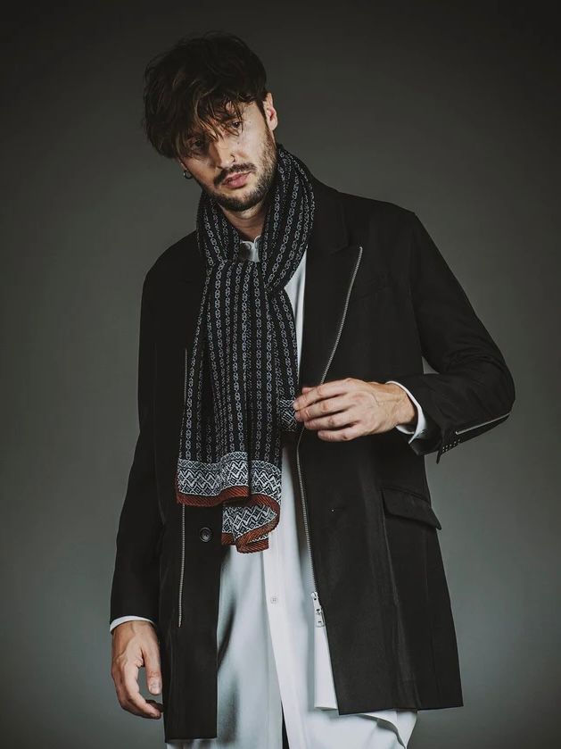 チェーンモチーフストール 857777-367Z【NO ID.】