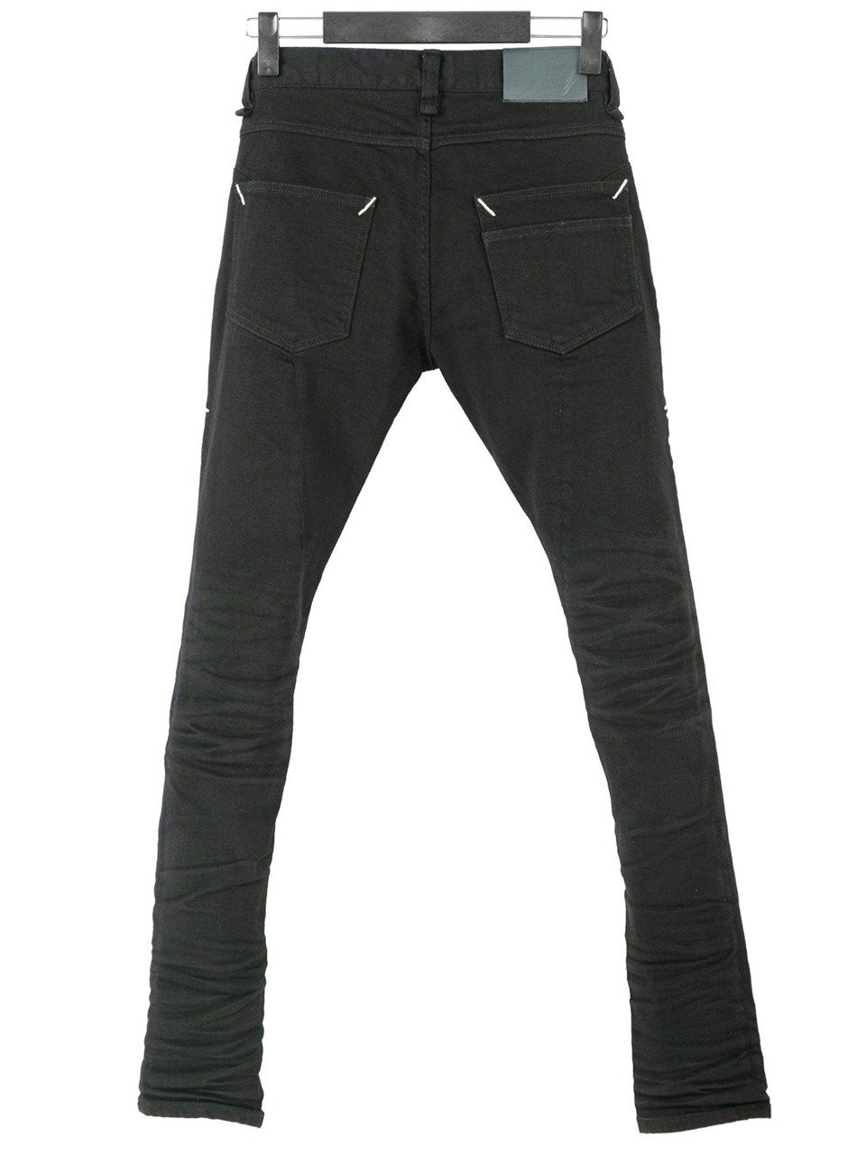 11oz Organic Cotton Stretch Denim Skinny Jeans / 11oz オーガニックコットン ストレッチデニム スキニー / Skinny John / ブラックワンウォッシュ