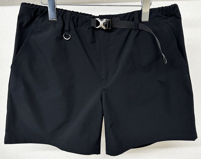 《予約品3月3日18：00締め》 PAT SHORTS / ベルト付きショーツ / ブラック