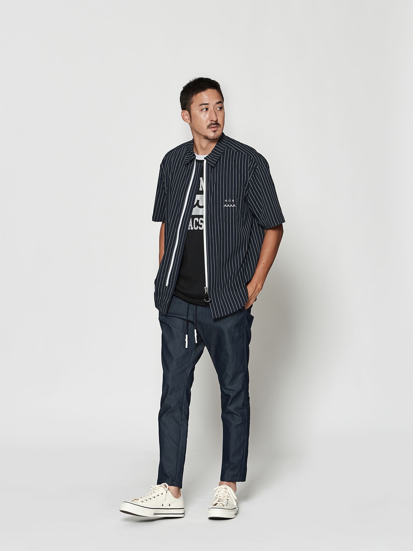 【予約品 10月9日(木) 締切】muta Easy Tight Pants / イージータイトパンツ / インディゴ【Acanthus × muta MARINE】