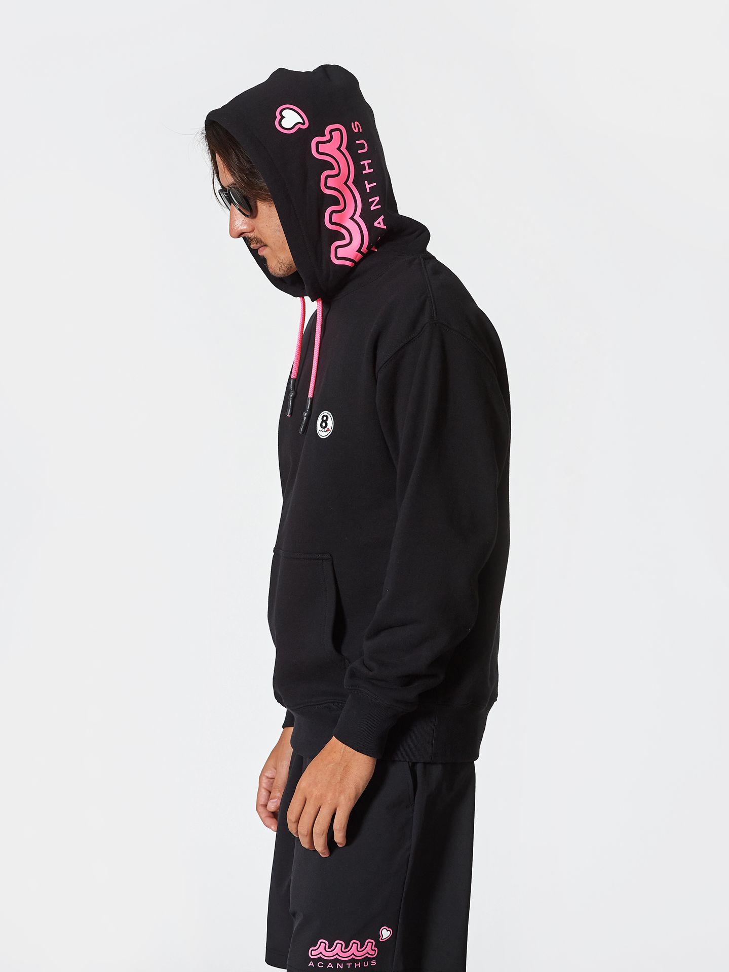muta sweet muta hoodie / パーカー / ブラック 【Acanthus×muta】