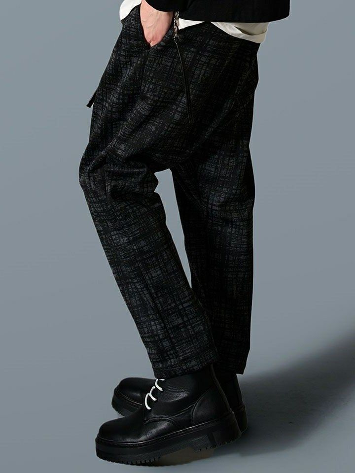 PRINT SAROUEL PANTS  / パンツ / チャコール