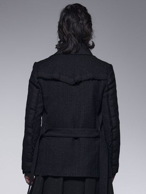 《予約品》 ShortTrenchCoat / トレンチコート / ブラック 【kiryuyrik】 10月以降入荷予定