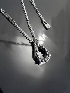 《受注生産》SHARK TEETH HORSESHOE NECKLACE / シャークトゥースホースシューネックレス / 注文から1～3週間後入荷予定