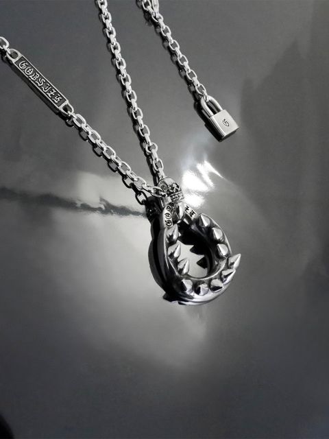 《受注生産》SHARK TEETH HORSESHOE NECKLACE / シャークトゥースホースシューネックレス / 注文から1～3週間後入荷予定