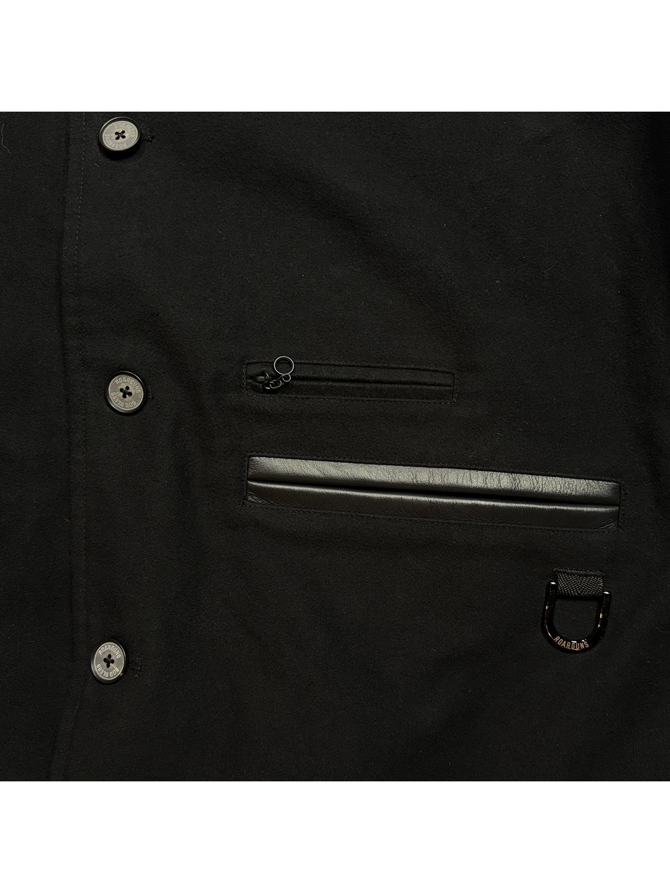 【予約品 3月9日(月) 18:00 締切】MOLESKIN JKT CRY / クリスタルクロスガン モールスキン ジャケット / ブラック