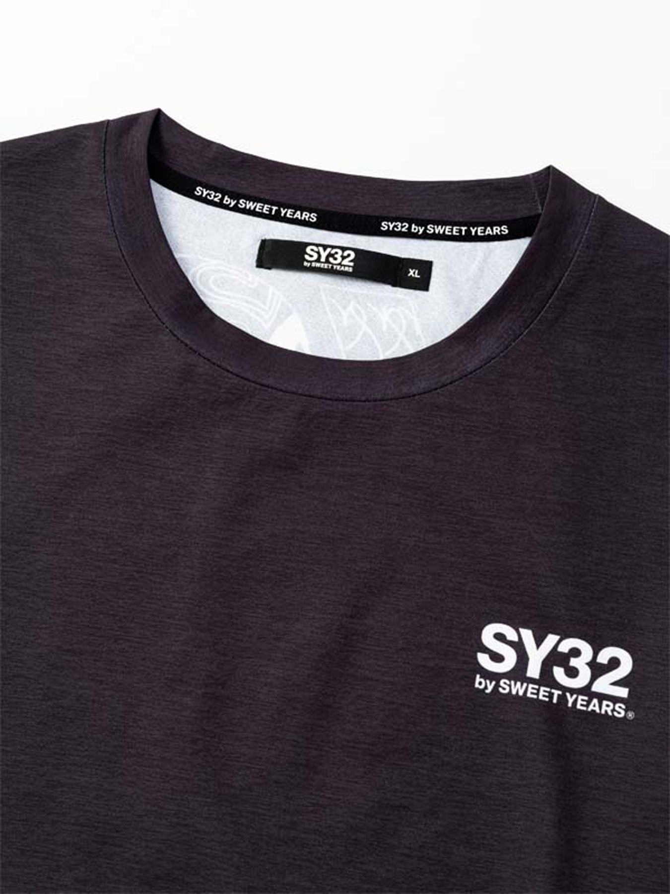 HEART GRADATION L/S TEE / ハートグラデーション ロングスリーブTシャツ / ブラック【SY32 by SWEET YEARS】