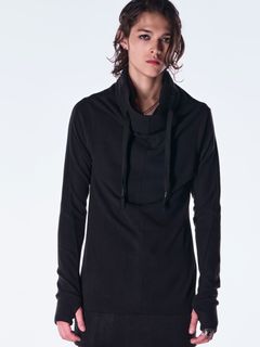 【予約品 6月29日(月) 締切】Heat Tech Jersey Loose Neck Pull Over / ルーズネック プルオーバー / ブラック