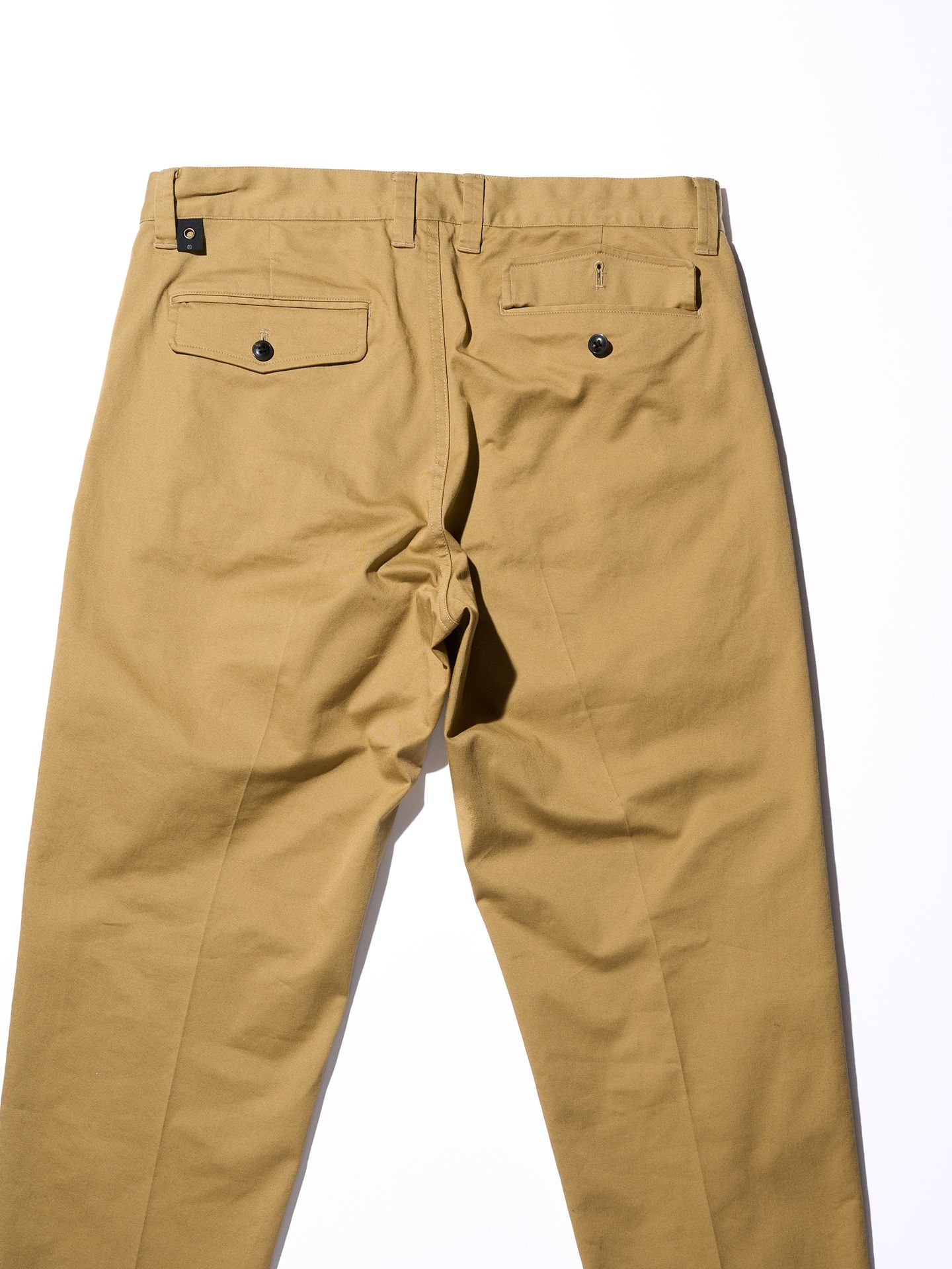 【予約品】 pressed tapered chino / チノパンツ /ベージュ
