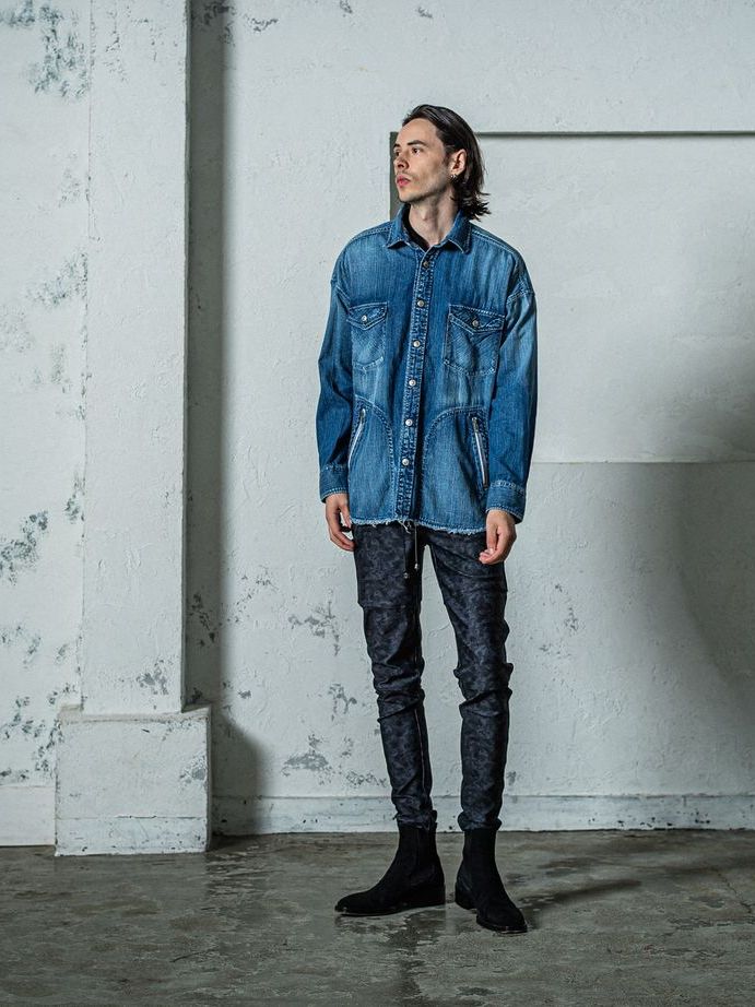 《予約》 OVER DENIM shirts / デニムシャツ / ダークインディゴ