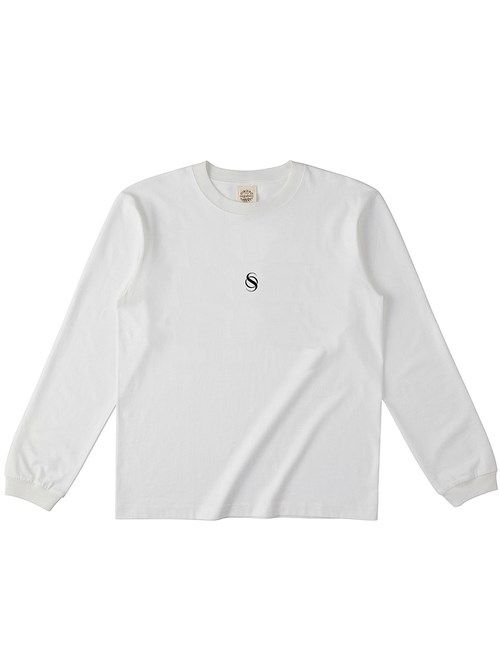 《予約品》 Bougainvilea LongSleeve T / 長袖Tシャツ / ホワイト×ピンク【THE ONENESS】