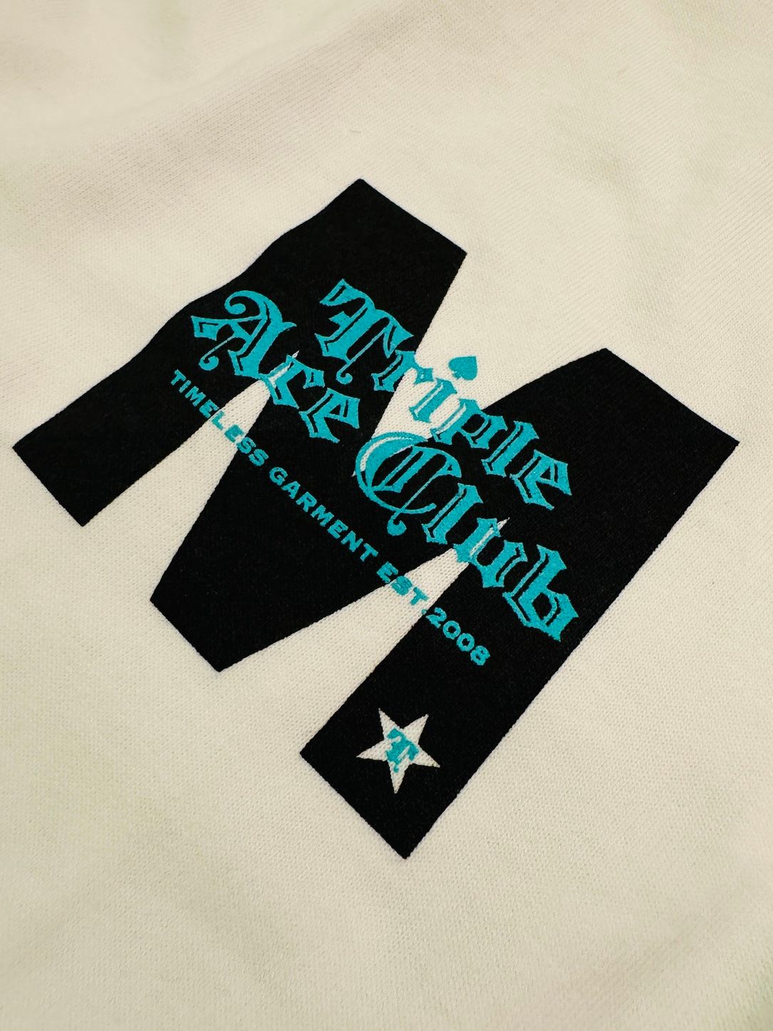 M - M / t-shirts (TRIPLE ACE CLUB × M)ホワイト | BRYAN