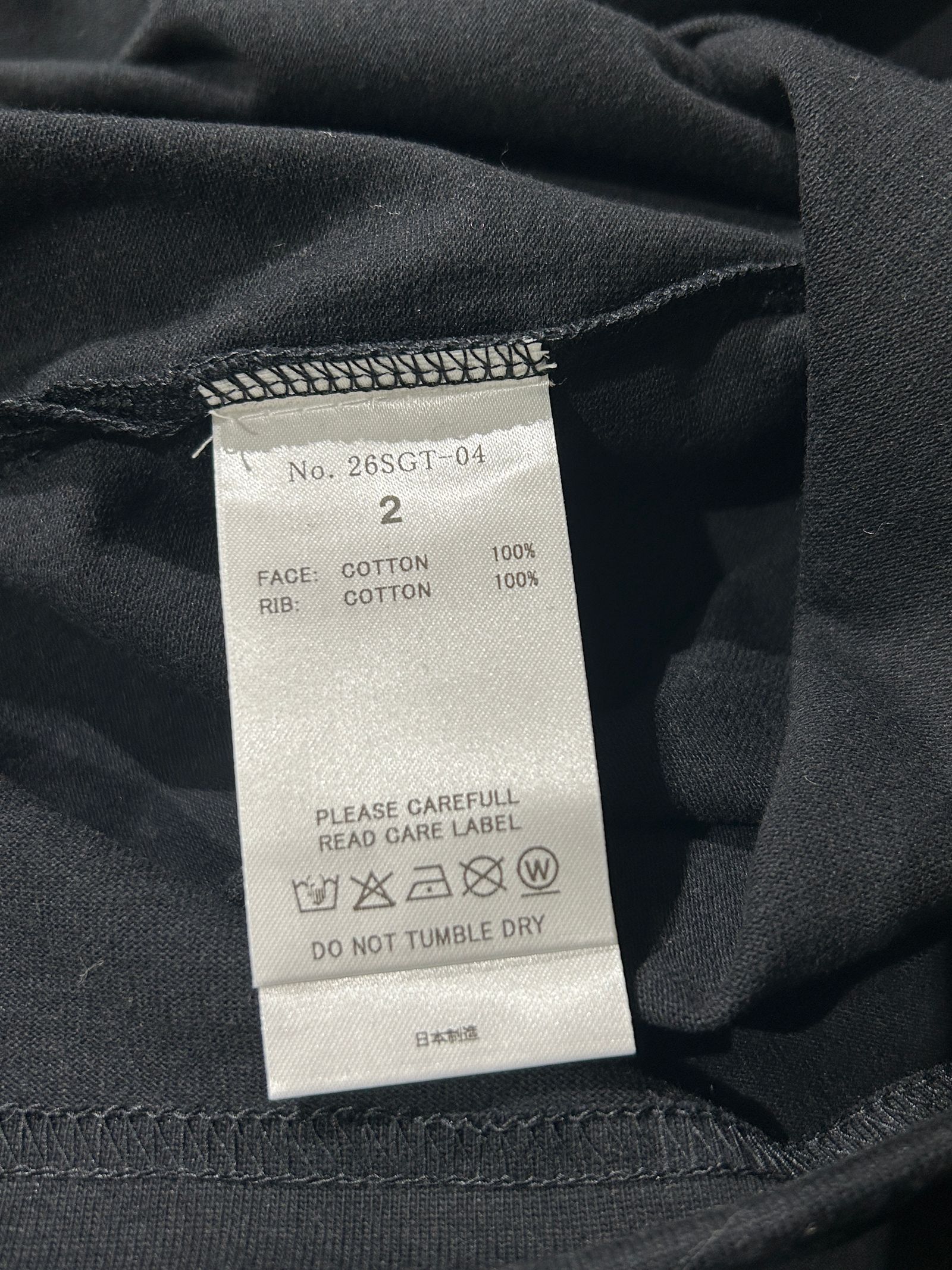 MARIA PRINT L/S T / マリアプリント ロングスリーブ Tシャツ / ブラック