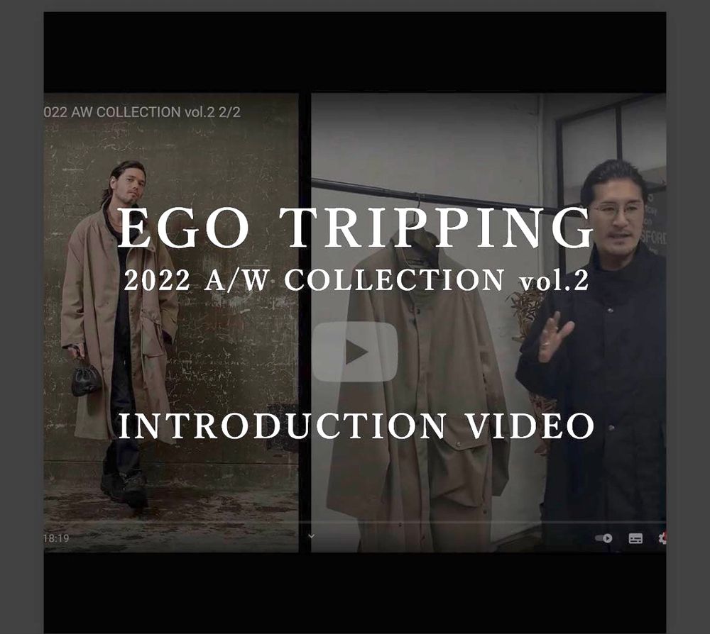 EGO TRIPPINGオーダー締め切り前にYouTube動画説明アップ！