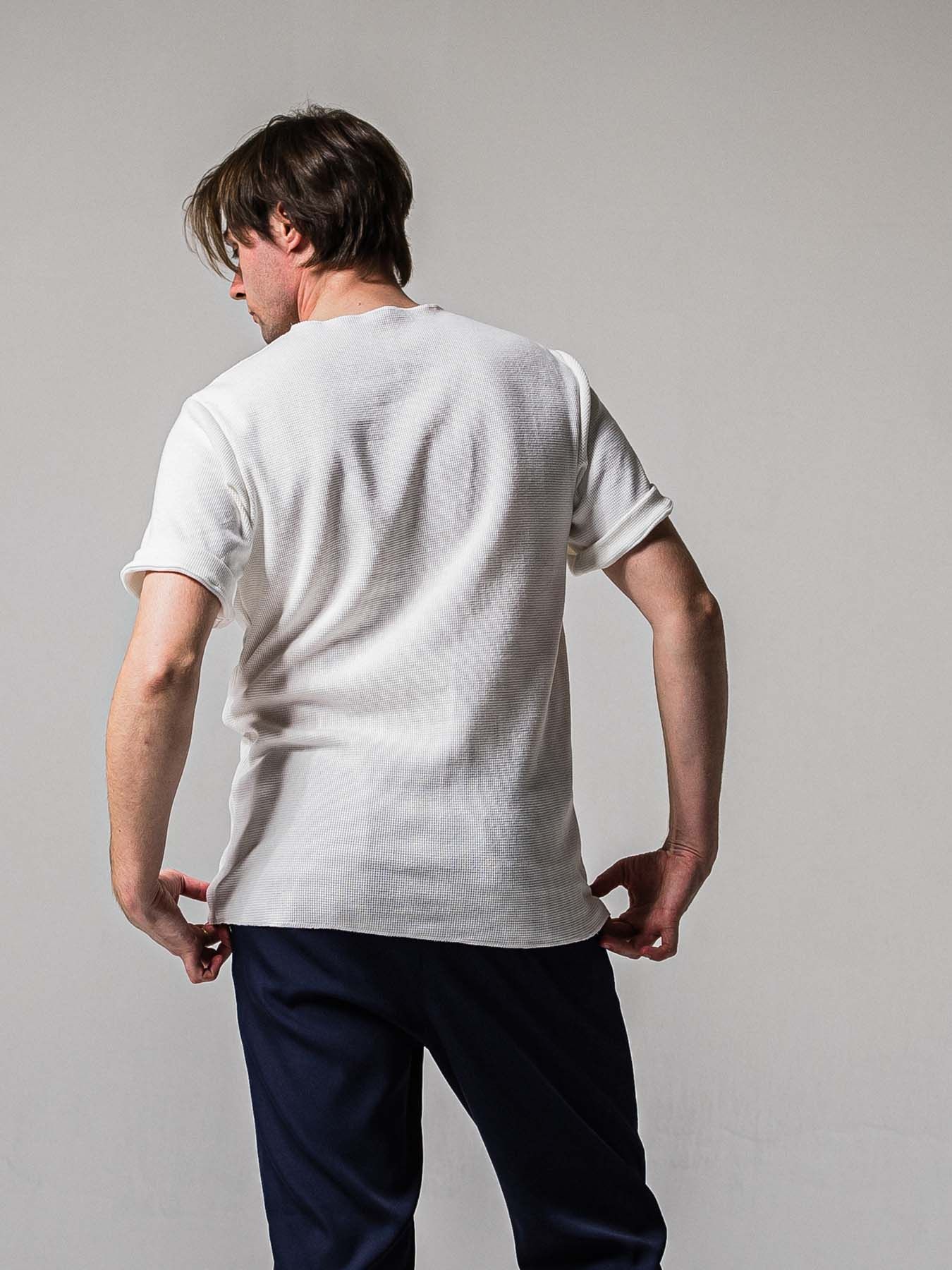 【予約品 11月16日(日) 締切】CUT OFF THERMAL T / カットオフサーマルTシャツ / ホワイト