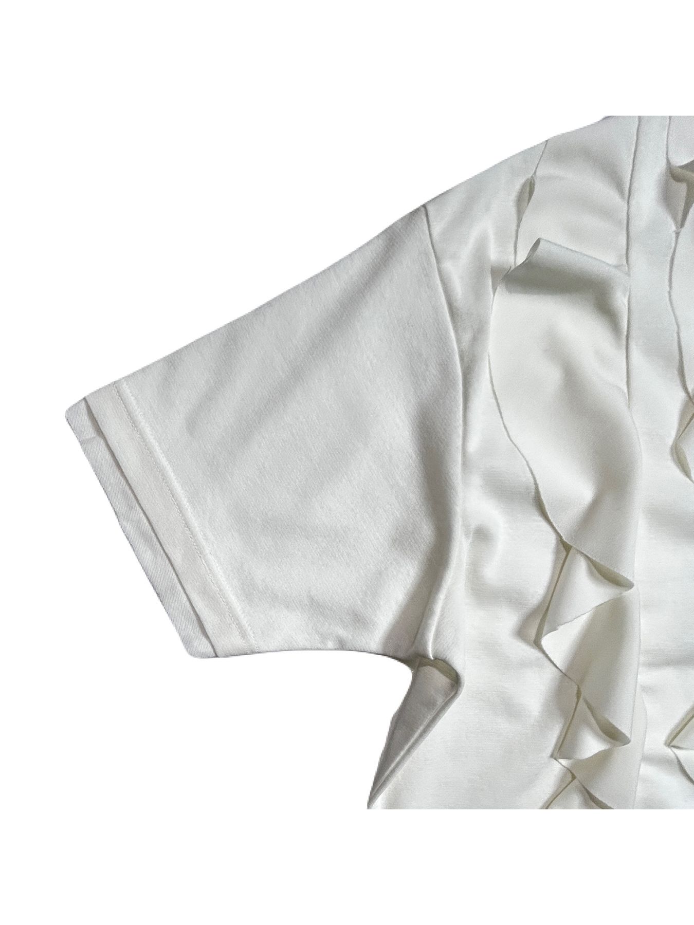 【予約品 8月10日(日) 締切 】WOMENS DRAPE CROSSGUN T / ドレープ クロスガン Tシャツ / クリスタル オフホワイト