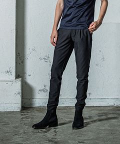 CHRIS EASY  TUCK PANTS / イージータックパンツ / ブラック