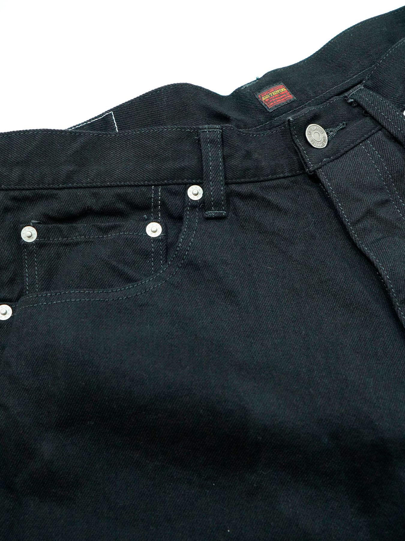 【予約品 5月7日(水) AM10時 締切】Fluxdenim / デニムパンツ / ブラック