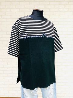 ドッキングボーダーTシャツ（BLACK）「71MICHAELミッシェル」